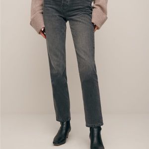 Cynthia High Rise Straight Jeans
